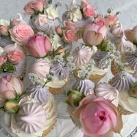 Cupcakes frische Blumen