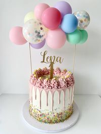 Ballontorte Lena pastell