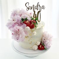 Geburtstagstorte Sandra 40
